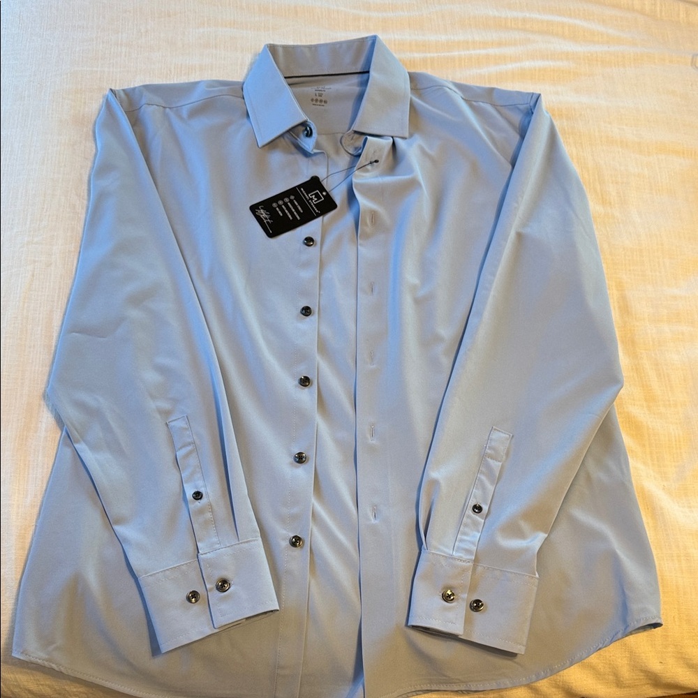 Men's Light Blue Dress Shirt